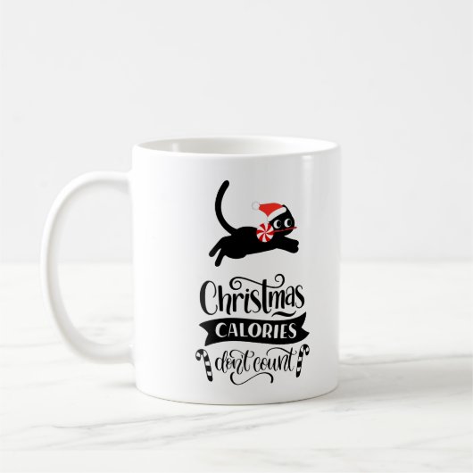 Weihnachtskalorien zählen nicht kaffeetasse (Links)
