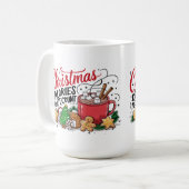 Weihnachtskalorien zählen nicht kaffeetasse (Vorderseite Links)