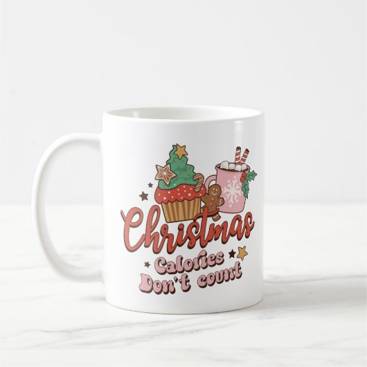 Weihnachtskalorien zählen nicht kaffeetasse (Links)