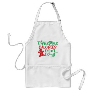 Weihnachtskalorien zählen nicht Kochschürze Schürze
