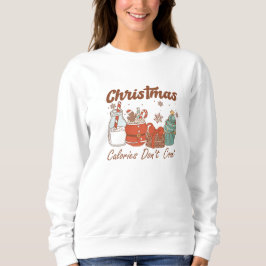 Weihnachtskalorien zählen nicht, Lebkuchen Sweatshirt