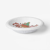 Weihnachtskalorien zählen nicht pappteller (Gewinkelt)