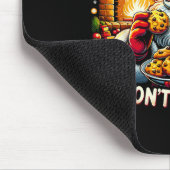 Weihnachtskalorien zählen nicht - Santa Cookie T-S Mousepad (Ecke)