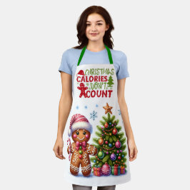 Weihnachtskalorien zählen nicht schürze