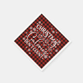 Weihnachtskalorien zählen nicht serviette (Ecke)