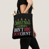 Weihnachtskalorien zählen nicht tasche (Von Nahem)