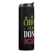 Weihnachtskalorien zählen nicht thermosbecher (Nach links gedreht)