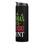 Weihnachtskalorien zählen nicht thermosbecher (Nach rechts gedreht)