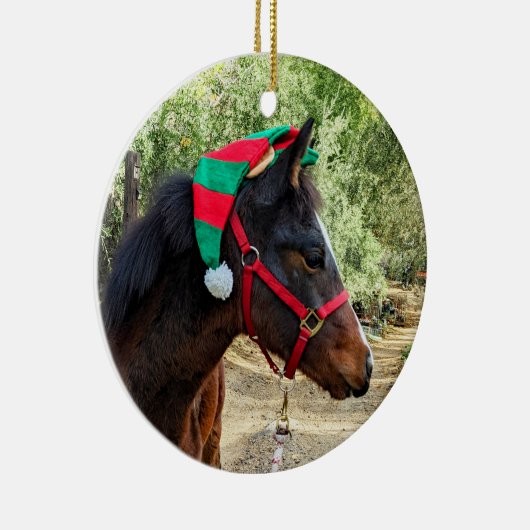 Weihnachtskalte Keramik Ornament (Rechts)