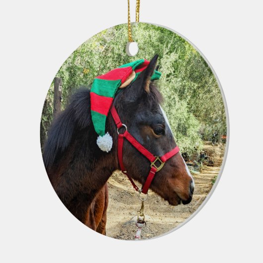 Weihnachtskalte Keramik Ornament (Links)