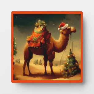 Weihnachtskamel 1 fotoplatte