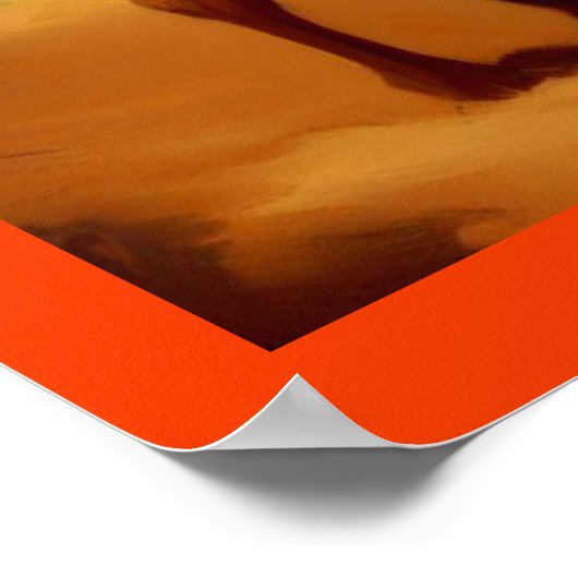 Weihnachtskamel 1 poster (Ecke)