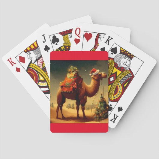 Weihnachtskamel (1) spielkarten (Rückseite)