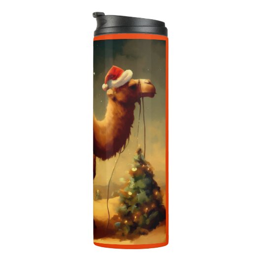 Weihnachtskamel 1 thermosbecher (Nach rechts gedreht)