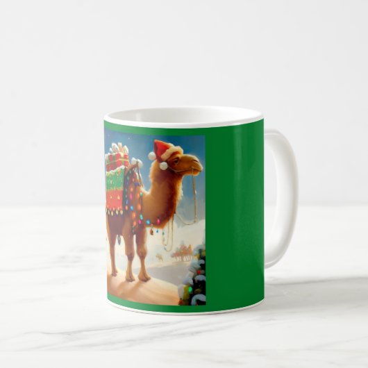 Weihnachtskamel 2 kaffeetasse (VorderseiteRechts)
