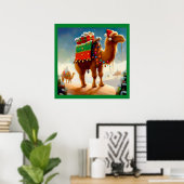 Weihnachtskamel 2 poster (Heimbüro)
