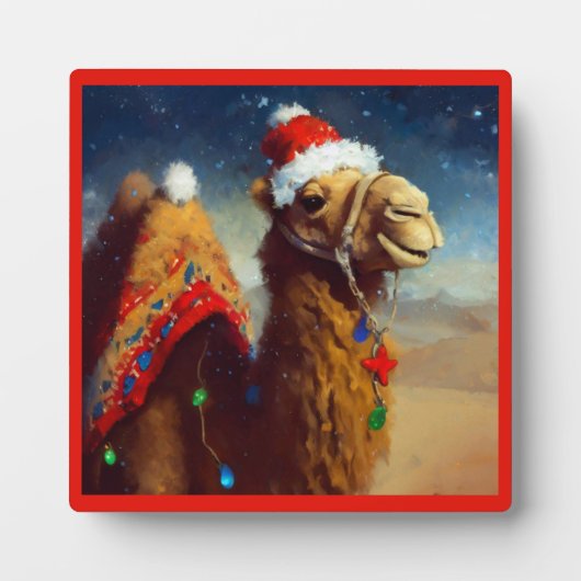 Weihnachtskamel 3 fotoplatte (Vorderseite)