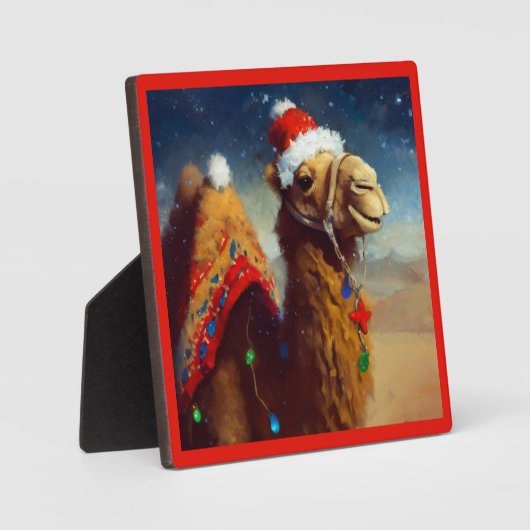 Weihnachtskamel 3 fotoplatte (Vorderseite)
