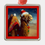 Weihnachtskamel 3 ornament aus metall (Vorne)