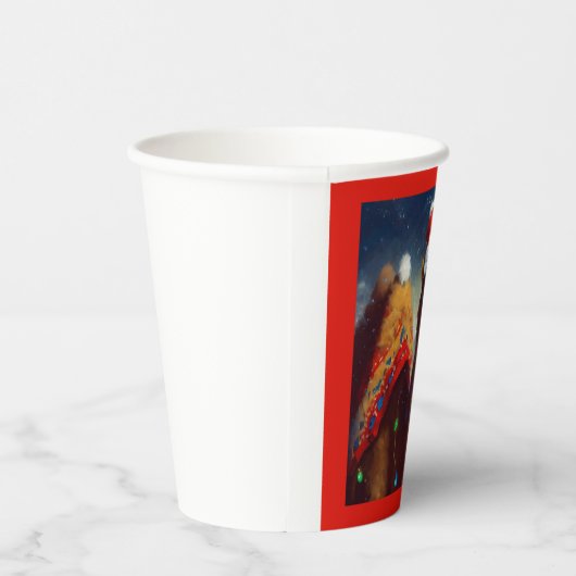 Weihnachtskamel 3 pappbecher (Rechts)