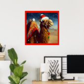 Weihnachtskamel 3 poster (Heimbüro)
