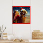 Weihnachtskamel 3 poster (Küche)