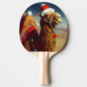 Weihnachtskamel (3) tischtennis schläger