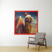 Weihnachtskamel 3 wandteppich (Beispiel)