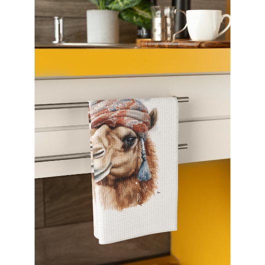 Weihnachtskamel, anpassbar geschirrtuch