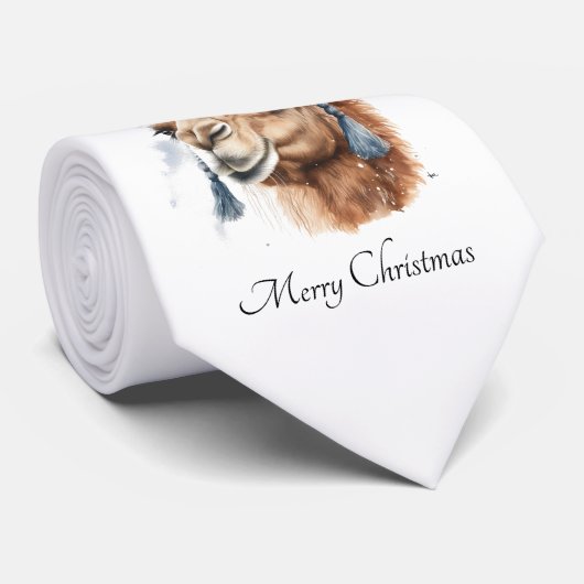 Weihnachtskamel, anpassbar krawatte (Gerollt)