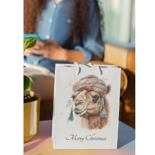 Weihnachtskamel, anpassbar mittlere geschenktüte