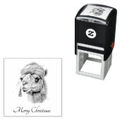 Weihnachtskamel, anpassbar permastempel (Beispiel)