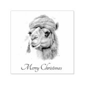 Weihnachtskamel, anpassbar permastempel (Design)