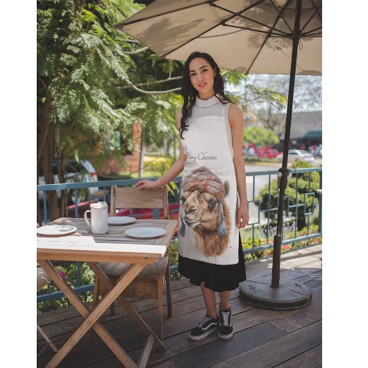 Weihnachtskamel, anpassbar schürze