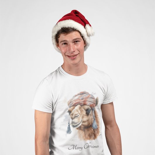 Weihnachtskamel, anpassbar T-Shirt