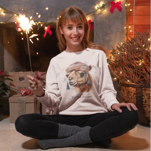 Weihnachtskamel, anpassbar T-Shirt