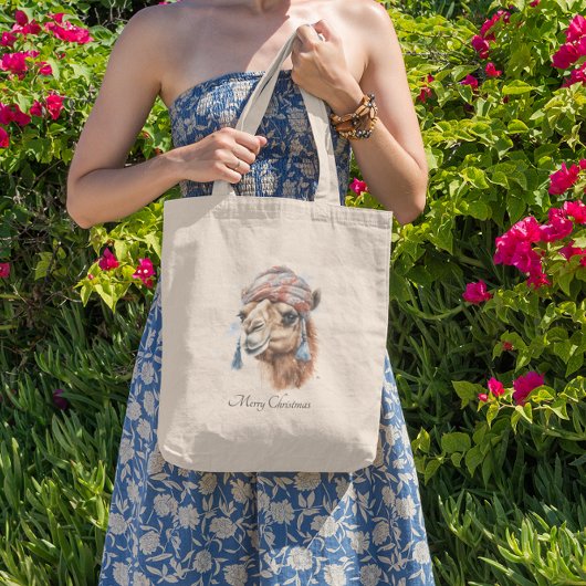 Weihnachtskamel, anpassbar tragetasche