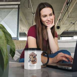 Weihnachtskamel, anpassbar verwandlungstasse