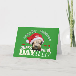 Weihnachtskamel Feiertagskarte