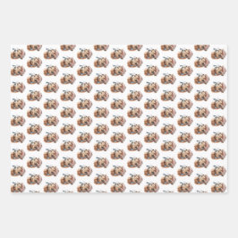 Weihnachtskamel Geschenkpapier Set