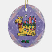 Weihnachtskamel-wunderliche Baum-Verzierung Keramikornament (Links)