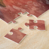 Weihnachtskamin mit Weihnachtsbaum Puzzle (Seite)