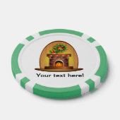 Weihnachtskamin Pokerchips (Einzeln)