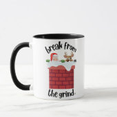 Weihnachtskamin Spaß BFGT Kaffeezubereitung Tasse (Links)