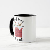 Weihnachtskamin Spaß BFGT Kaffeezubereitung Tasse (Vorderseite Links)