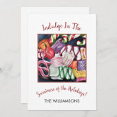 Weihnachtskanäle Feiertagskarte (Vorne/Hinten)