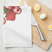 Weihnachtskanäle Geschirrtuch (Viertel Falte)