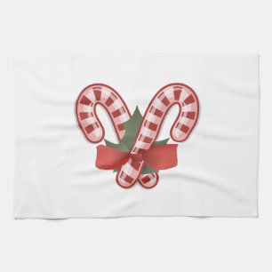 Weihnachtskanäle Geschirrtuch