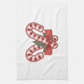 Weihnachtskanäle Geschirrtuch (Vertikal)