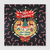 Weihnachtskanäle Magnetkarte (Vorderseite)